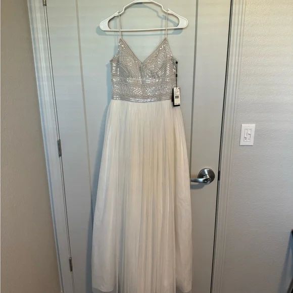Adrianna Papell | Dresses | Adrianna Papell Ivory Sleeveless Beaded Wedding Dress | Poshmark Adrianna Papell | Dresses | Adrianna Papell Ivory Sleeveless Beaded Wedding Dress | Poshmark